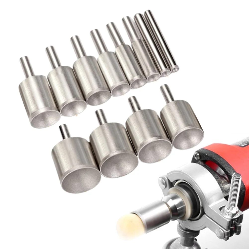 3mm-25mm Jade Jewelry Rounding Bits Round Polishing Bits Rounding Grinding Bit For Polishing Wheel  Bead Shaping