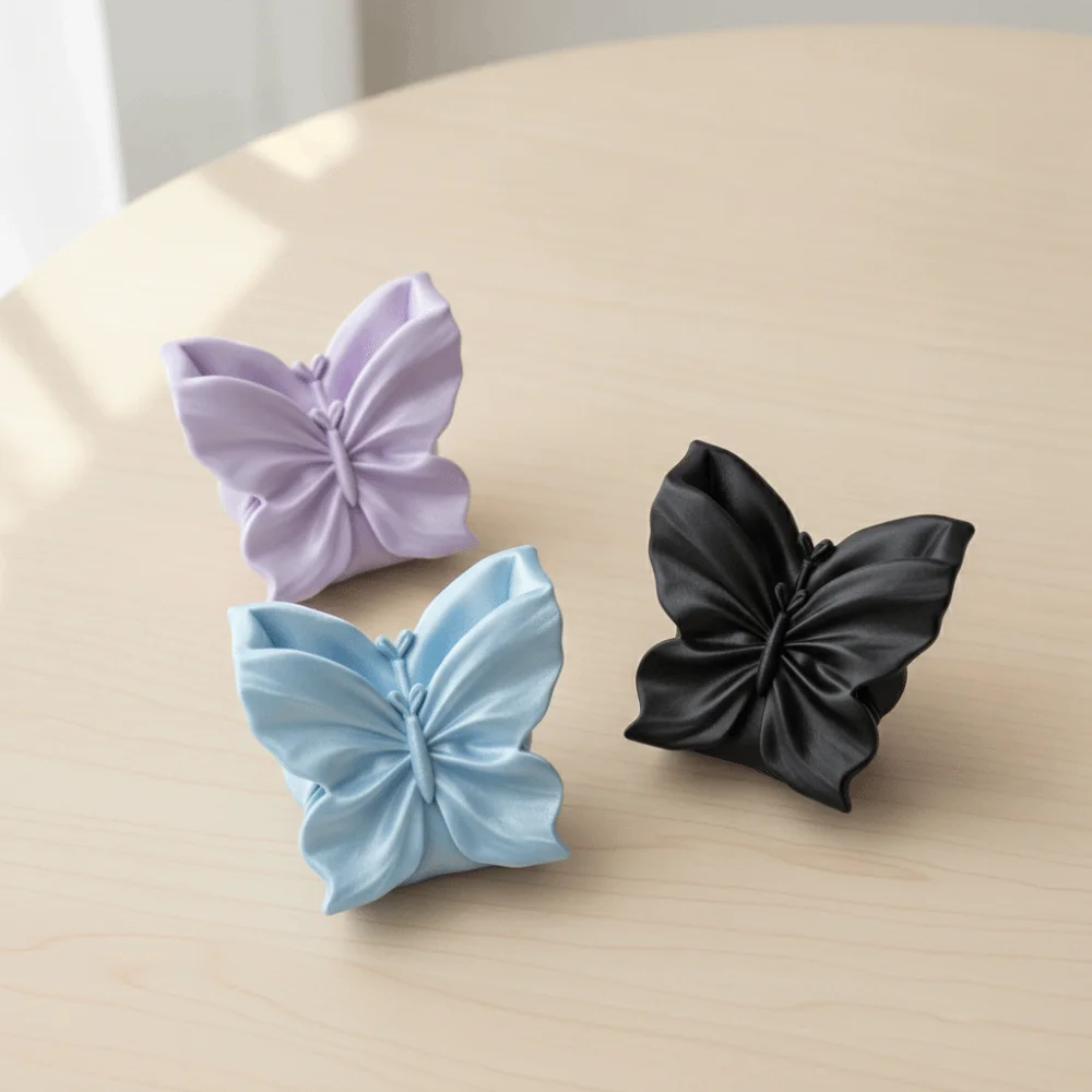 Desktop Organizer Butterfly Pen Holder Stationery Storage Makeup Brush Bin 3D Printed Pen Stand Stable Pen Container