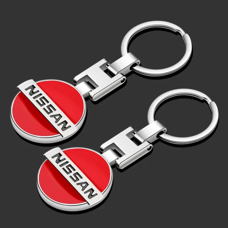 سلسلة مفاتيح معدنية من الجلد سلسلة مفاتيح شارة السيارة لنيسان ألتيما جوك مورانو باثفندر روج سنترا فيرسا Teana ملحقاتها #3