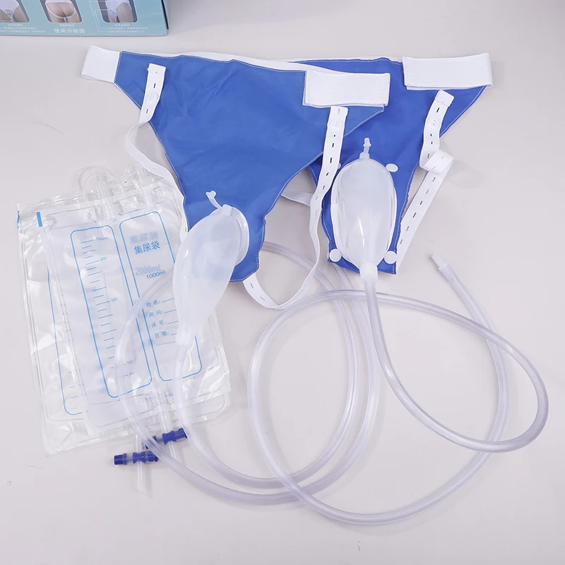 Reusable Urinary Receiver For Men Elderly Urine Collector Kit Panties Fixed Urine Catheter Urinary Bag For Urine Incontinence