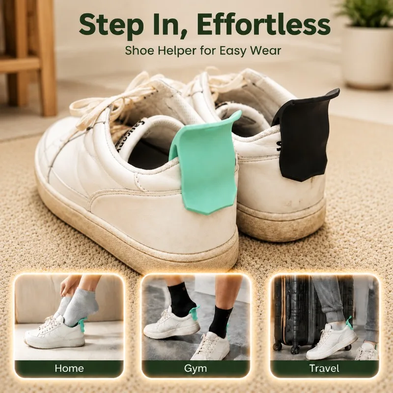 

3D Printed Shoe Horn Foot Entry Decor Footwear Pull Fixing Bracket Labor-Saving Wearing Aid Household Footwear Auxiliary Holder