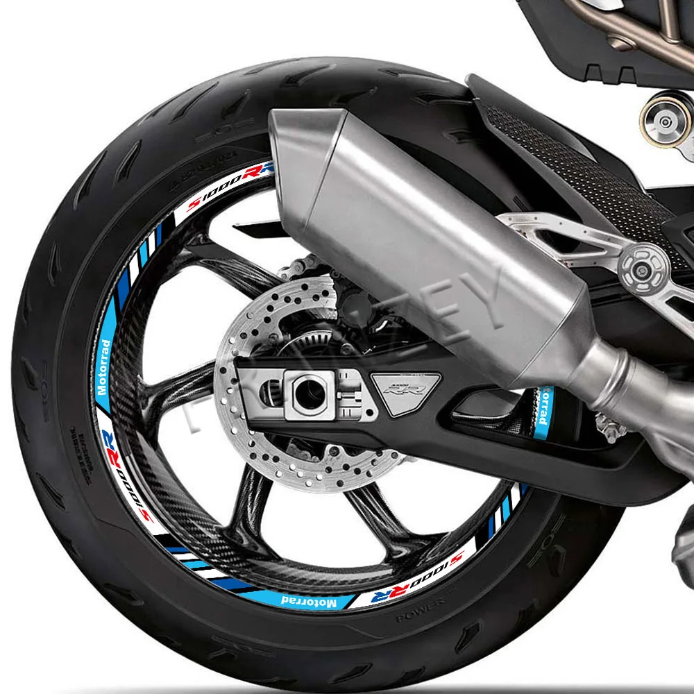 Autocollants réfléchissants pour roues de moto, autocollants à l'intérieur du moyeu, bande à rayures de jante pour S1000RR s1000 rr S1000 rr