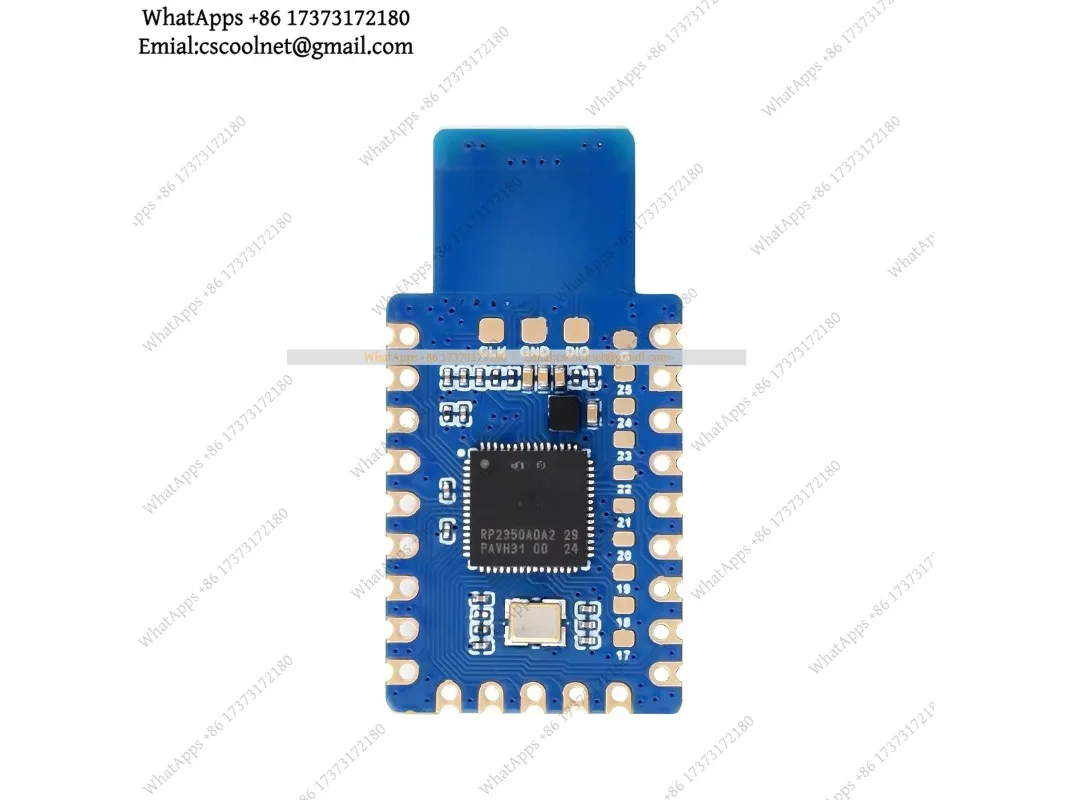 k06 Waveshare RP2350-One Onboard PCB Type-A Plug 4MB Flash MCU Board Based On Raspberry Pi RP2350A Dual-core