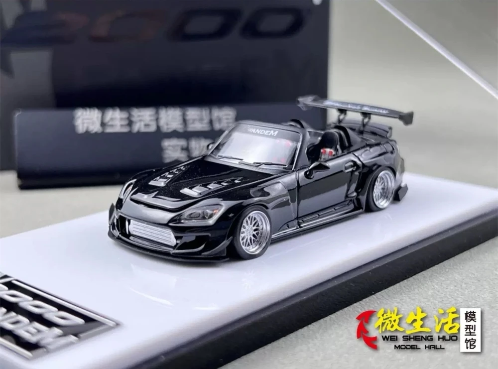 

Micro Turbo 1/64 S2000 Diecast Birthday Gifts Hobby Display Simulation Collection