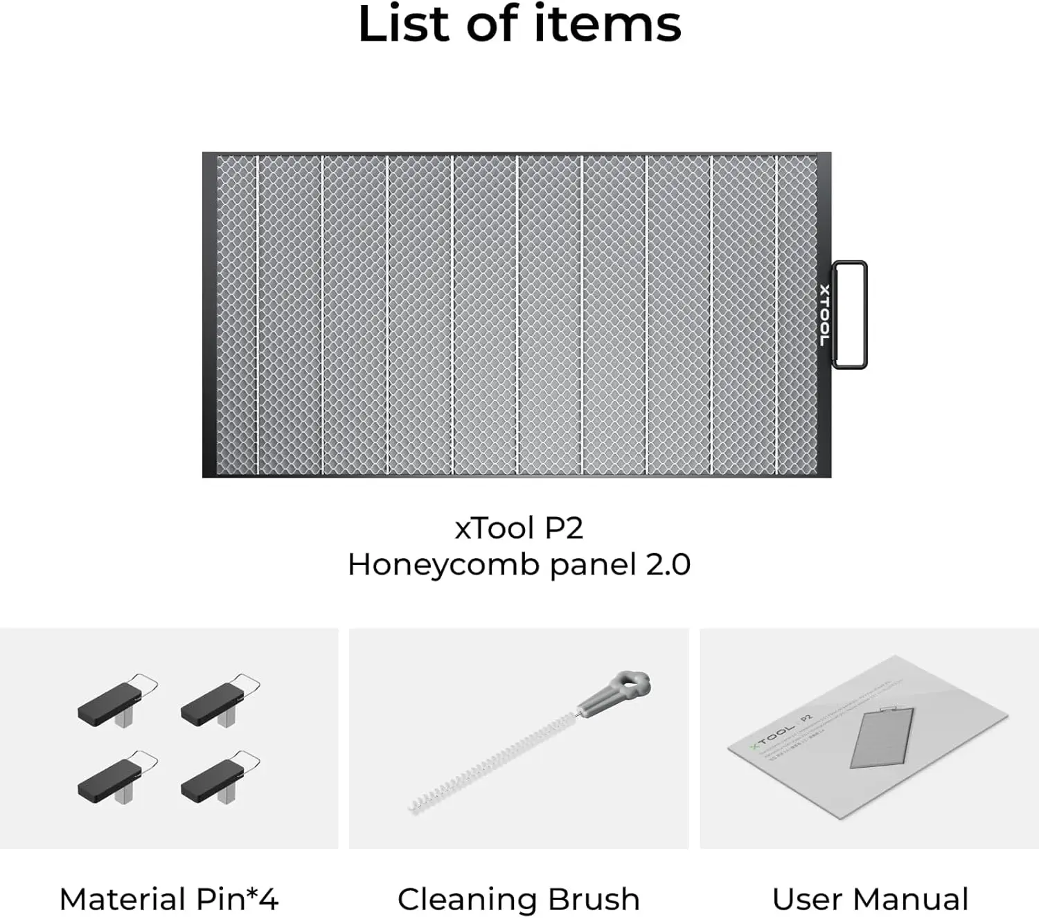 xTool P2S & P2 Honingraatpaneel