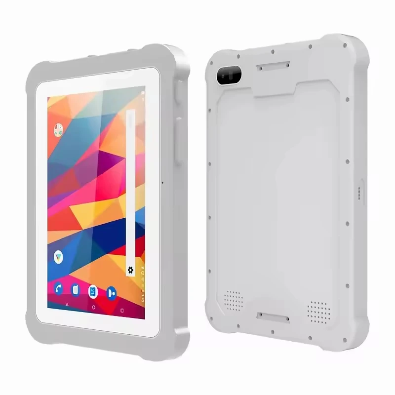 Outdoor Rugged Tablet 8 Inch Industrial Android Tablet Support Face Recognition 4G+64G Fingerprint Unlock Tablet PC