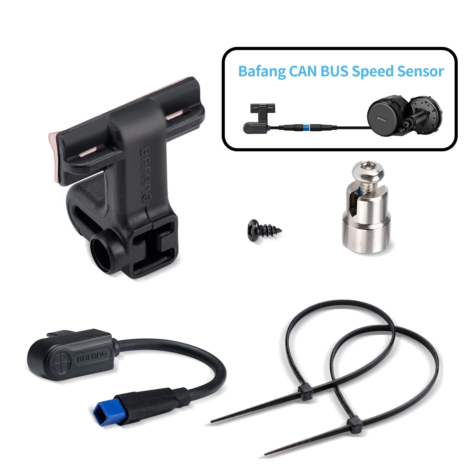 Ebike Speed Sensor For Bafang BBS01 BBS02 BBSHD 250w-1000W CAN Version E-Bike Middle Drive Motor Speedometer Conversion Kit