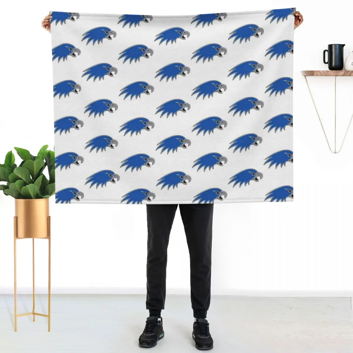 HC Hawks Throw Blanket Comforter Heavy Decorative Sofa Tourist Luxury Thicken Retros Blankets