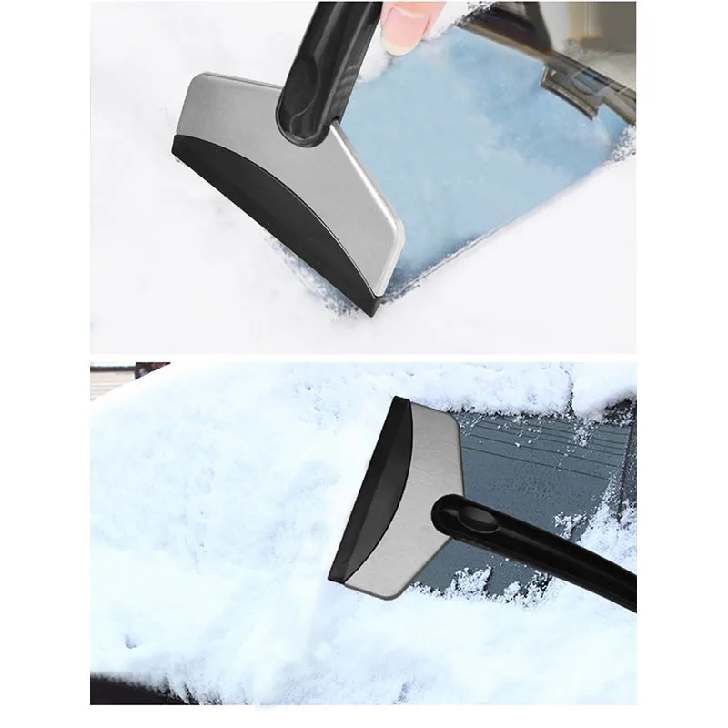 Car Snow Remover Ice Scraper Windshield Ice Breaker Snow Shovel Cleaning Tool Quick Clean Glass Brush Car Winter Accessories