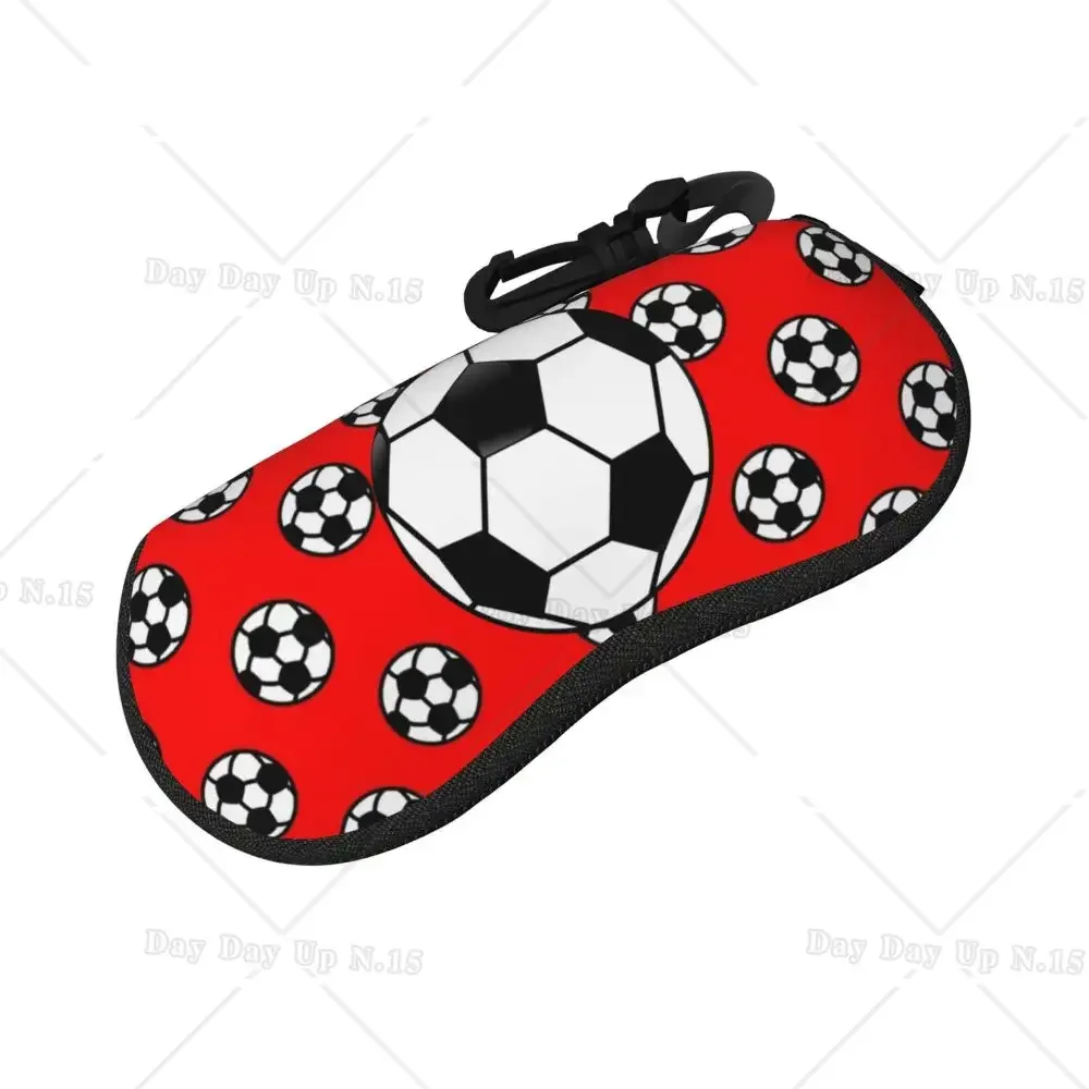 Sports Soccer Ball Backpack Shell Glasses Case Protective Sunglasses Box Women Men Soft Eyeglasses Bag Pouch