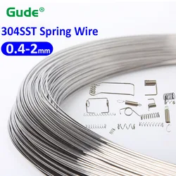 0.4mm~2.0mm304 Stainess Steel Wire Spring Wire Elastic Steel Wires