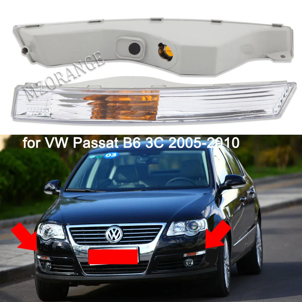 

Car Front Bumper Turn Signal Lamp for VW Passat B6 3C 2005-2010 Turn Signals for Volkswagen Magotan Indicator Light Accessories