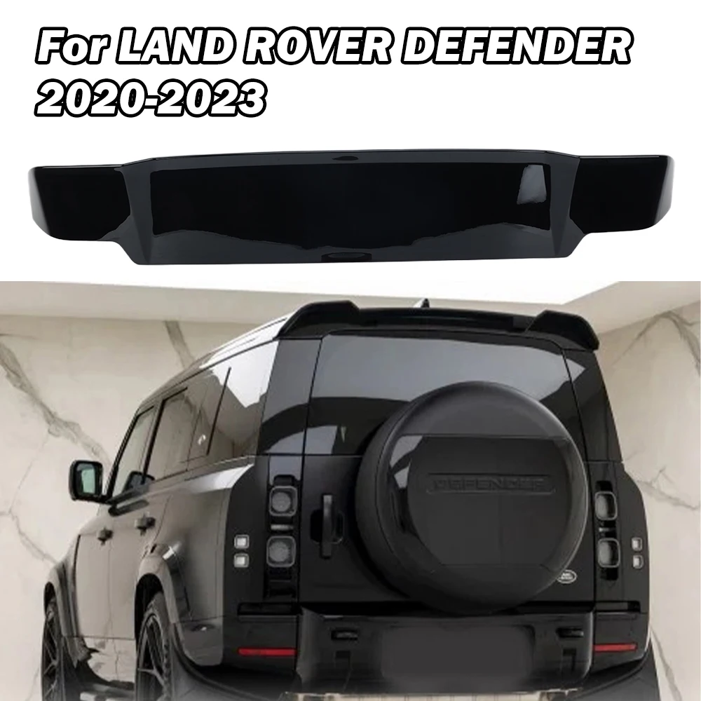 Rear Roof Trunk Lid for Land Rover Defender 2020 - 2023 ABS Replacement Black Spoiler Wings Tail Spoiler Cars Accessories