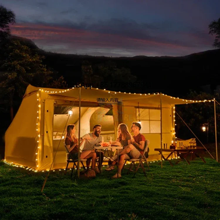 

Camping Tents Waterproof Persons air Big Outdoor Two-room Tent Family Inflatable Camping House