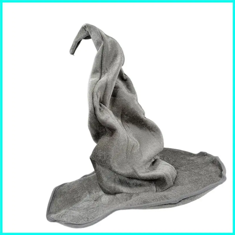 대형 마녀 마녀 모자 트위스트 마녀 모자 모자를 쓰고 있죠 할로윈 코스프레 의상 액세서리 여성용 마법사 모자