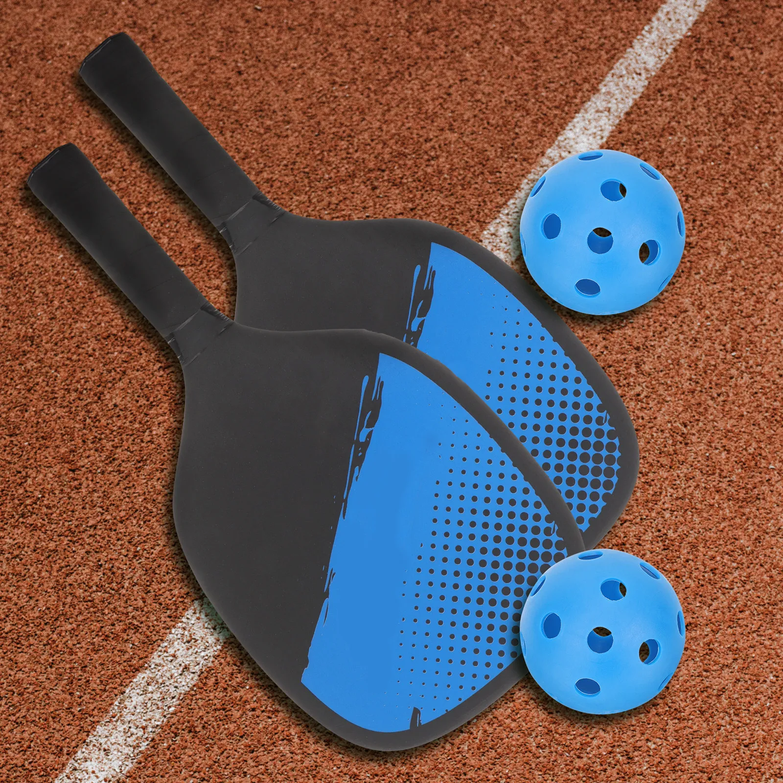1-set-pickleball-rackets-kit-lightweight-portable-paddles-with-anti-slip-grip-durable-outdoor-sports-equipment-for-adults