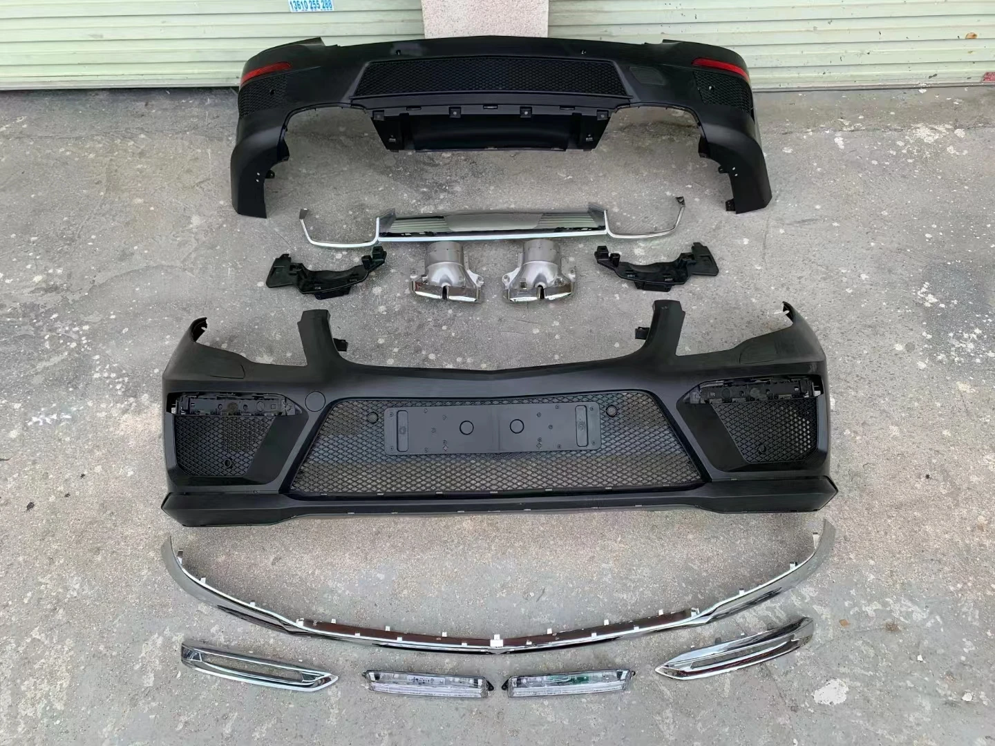 For Benz  Front bumper Body Kit Retrofit accessories