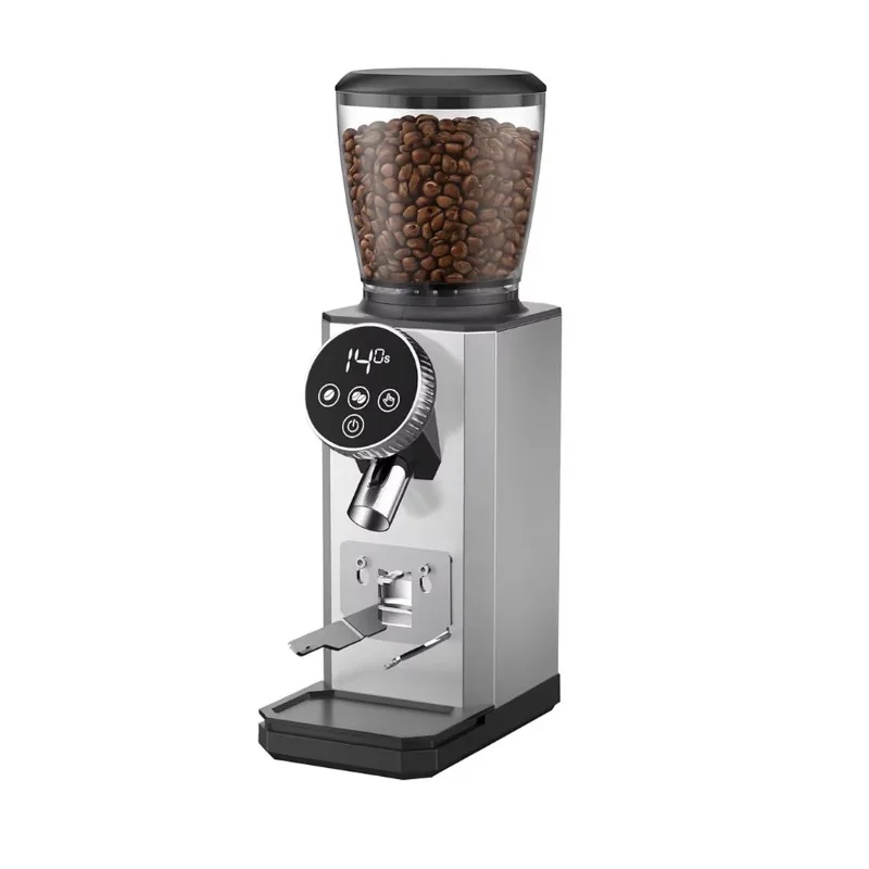 

2025Stainless Steel Electric Conical Flat Burr Coffee Grinder Machine For Home & Hotel Use Eco-Friendly Energy Efficient Class A