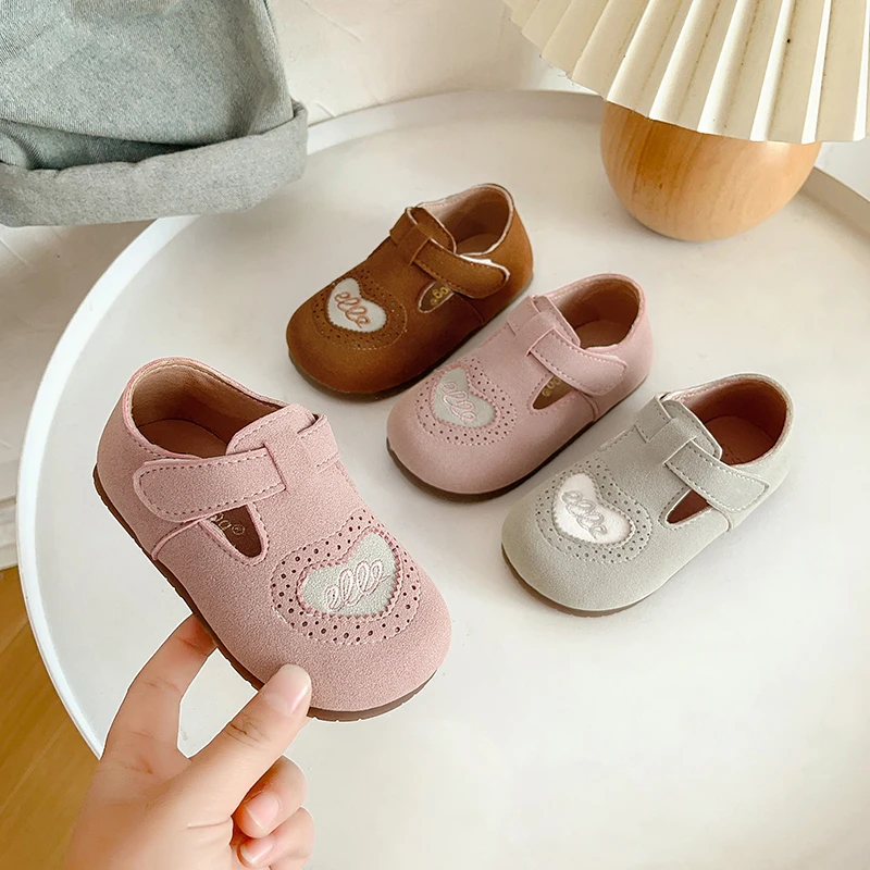 Children Flats Shoes Soft Bottom Anti-slippery Girls Baby Leisure Shoes Outdoor Fashion Toddler Kids Casual Sneakers Size 15-30