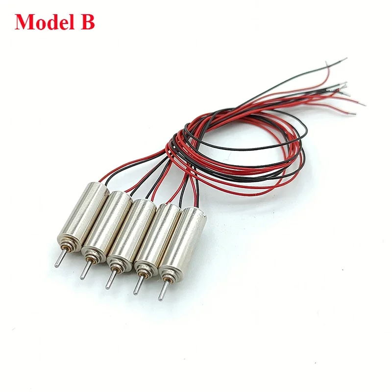 5PCS/Lot 0412 Mini 4mm*12mm Tiny Coreless Motor Micro 412 Hollow Cup Engine DC 3.7V 48000RPM Ultra High-speed Motor DIY RC Drone