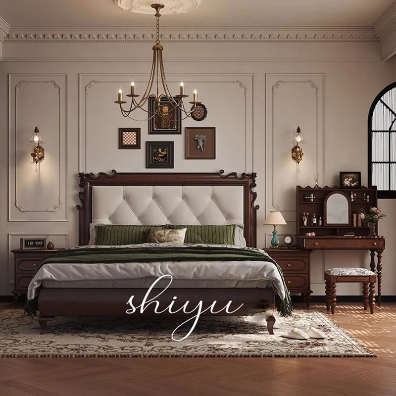 Women Luxury Vanity Table Mid Century Tall Drawers Storage Bedroom Makeup Dressing Table Beauty Penteadeira Trendy Furniture