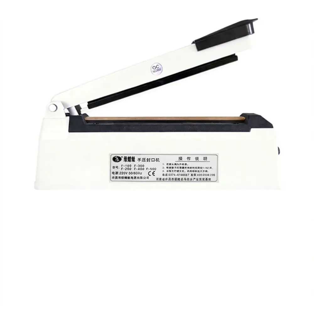 Professional Hand Operated Plastic Bag Sealer Machine Impulse Heat Sealing Equipment For Commercial Kitchen Snack Packing