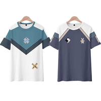 Honkai Star Rail HuoHuo Cosplay 3D Print T-shirt Costume Casual Short Sleeve Sportwear Streetwear Huo Huo Cos Tops