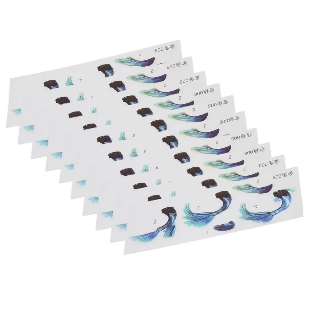 

Gold Fish Scrapbook Letters Stickers Self Adhesive Craft Product Stickers for DIY Resin Crafts Albums Photo Cards