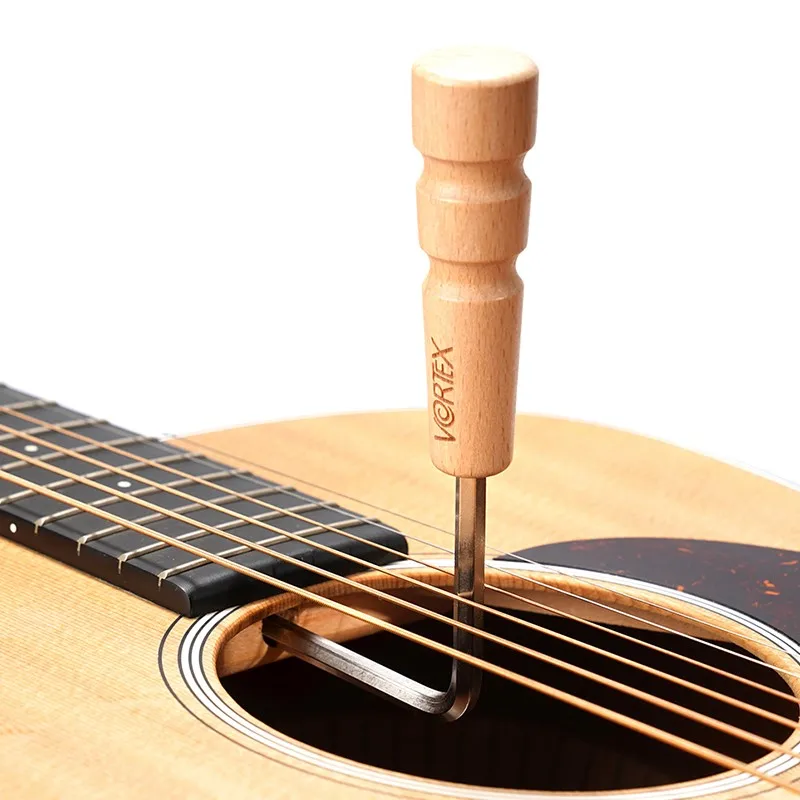 1pc Guitar Tool 4mm 5mm Wooden Handle Acoustic Guitar Special Wrench Extended Version Neck Adjustment Rod Hexagonal Wrench