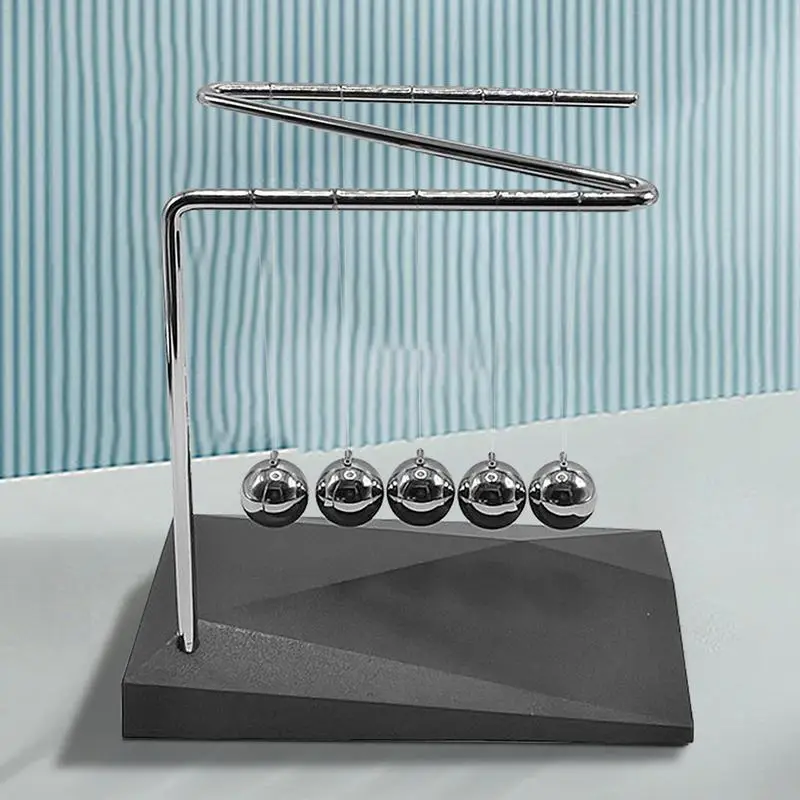 Newtons Cradle Balance Balls Science Physics Gadget Desktop Decoration Kinetic Motion Toy for Home and Office