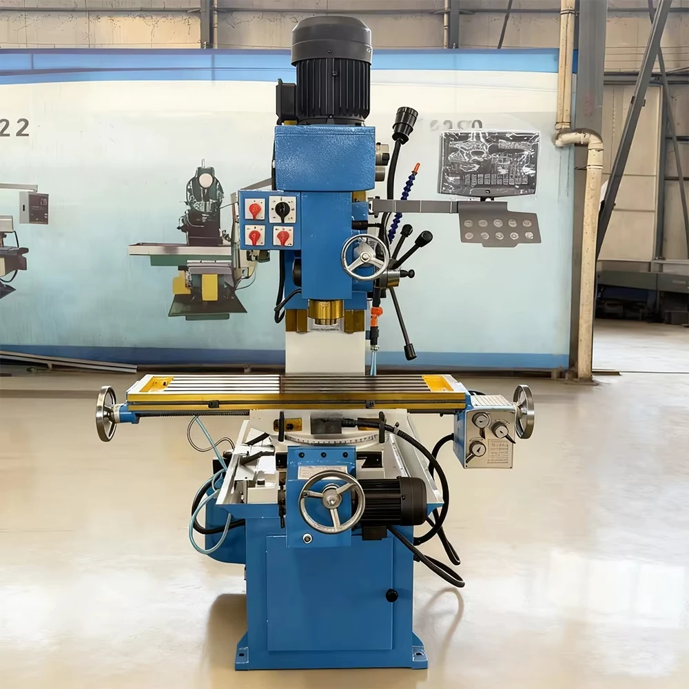 ZX50C Vertical Lifting Table Drilling and Milling Machine, Metal Cutting Milling Drilling and Tapping Integrated Machine