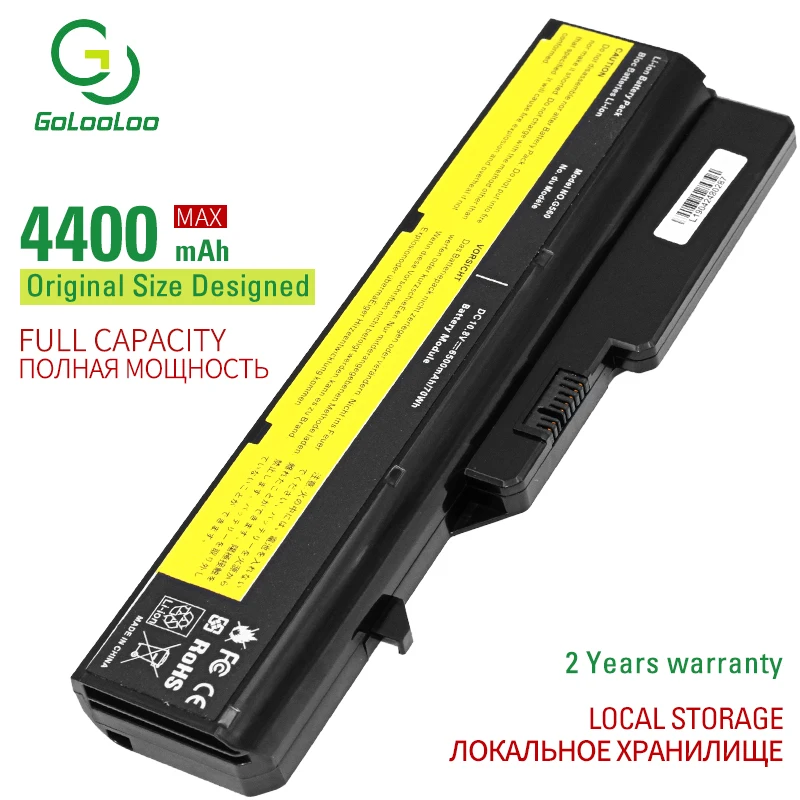 

Golooloo 4400mAh laptop battery for Lenovo FRU 121001056 121001071 121001091 L09C6Y02 L09L6Y02 L09M6Y02 L10C6Y02 L10M6F21