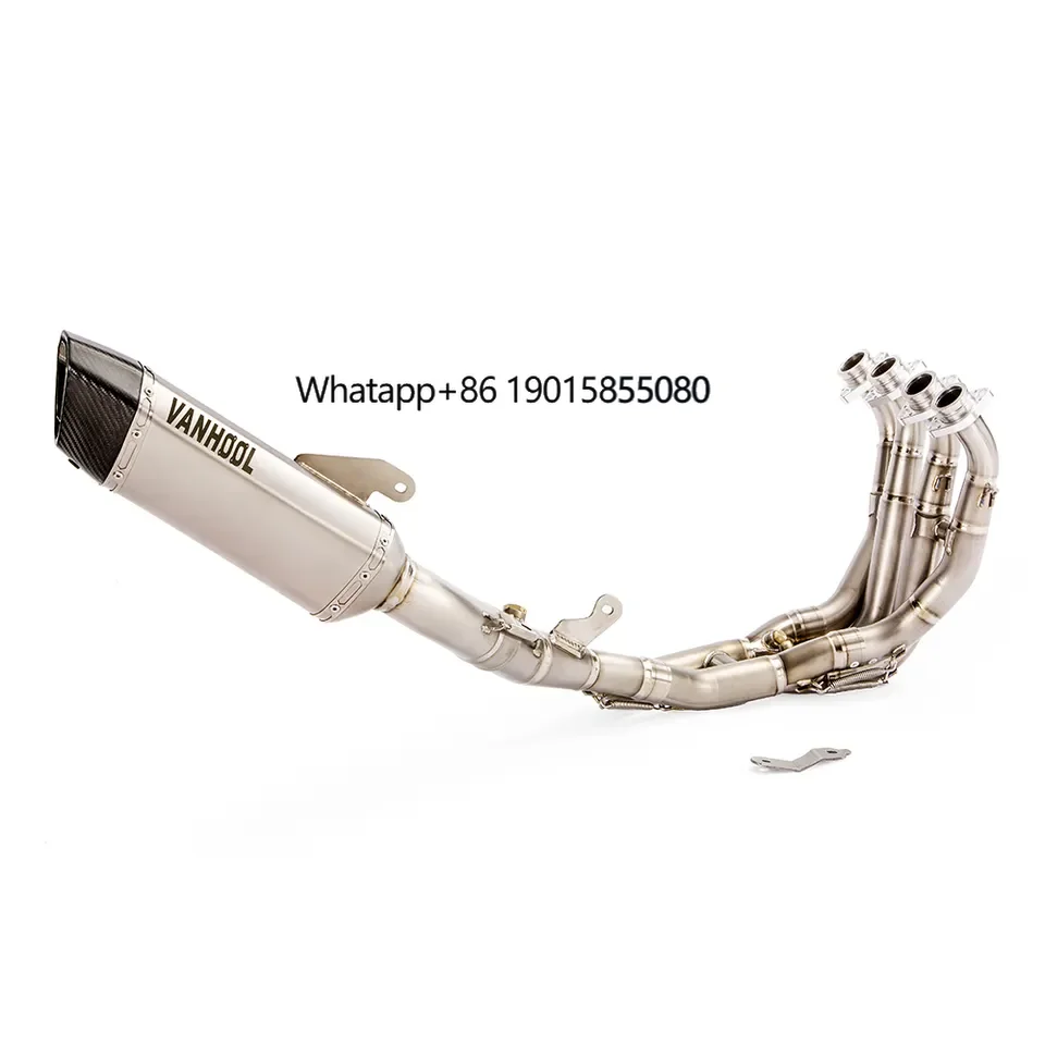 

High Performance After Market Titanium Exhaust Muffler Motorcycle Exhaust slip on Pipe System for R6 2017