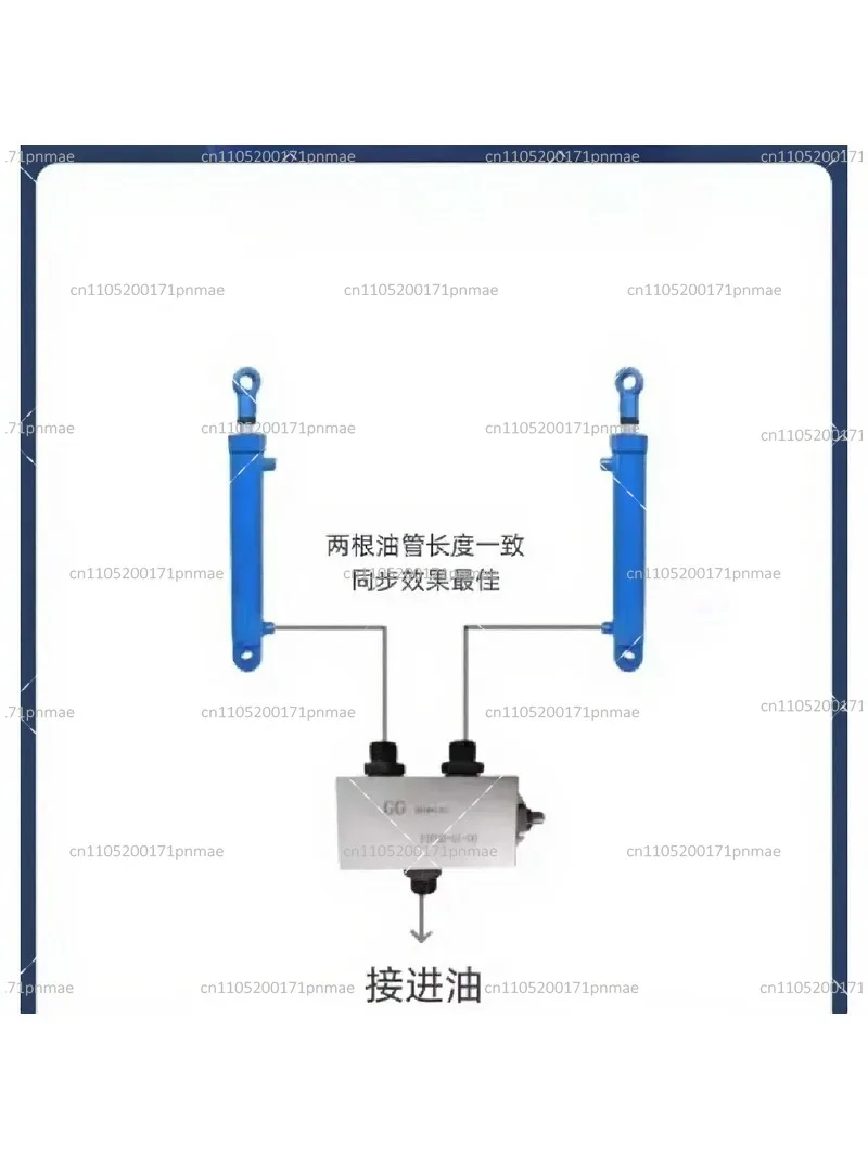 Hydraulic Synchronous Valve Diversion Valve Two Cylinders Same Lift Drop Balance Valve FJF06-01-00