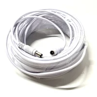Cable de extensión adaptador de corriente DC 12V 5,5*2,1mm Cable de alimentación macho hembra Cable extensible 3M 5M 10M 15M 20M 30M Cable para cámara CCTV