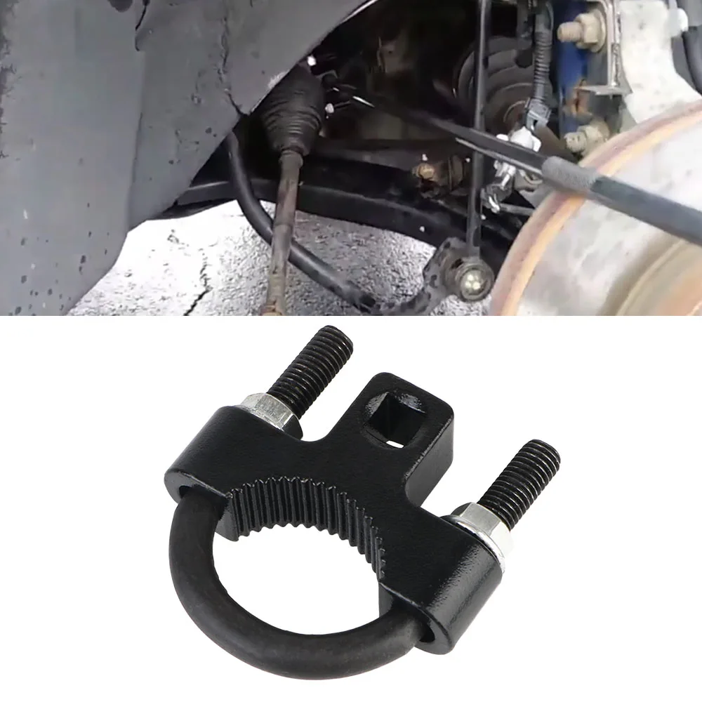 Herramienta de reparación de barra de amarre interior en forma de U, herramientas de extracción de balancín de chasis de coche, Kit de desmontaje, adaptador de accionamiento de 3/8 ", 30-33mm ajustable