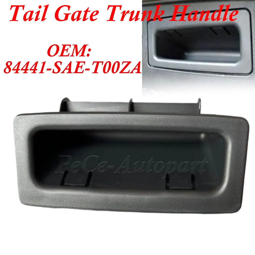 Car Tail Gate Trunk Handle For Honda For JAZZ FIT GD 2003-2008 Hatchback Rear Door Hand Grip 84441-SAE-T00ZA
