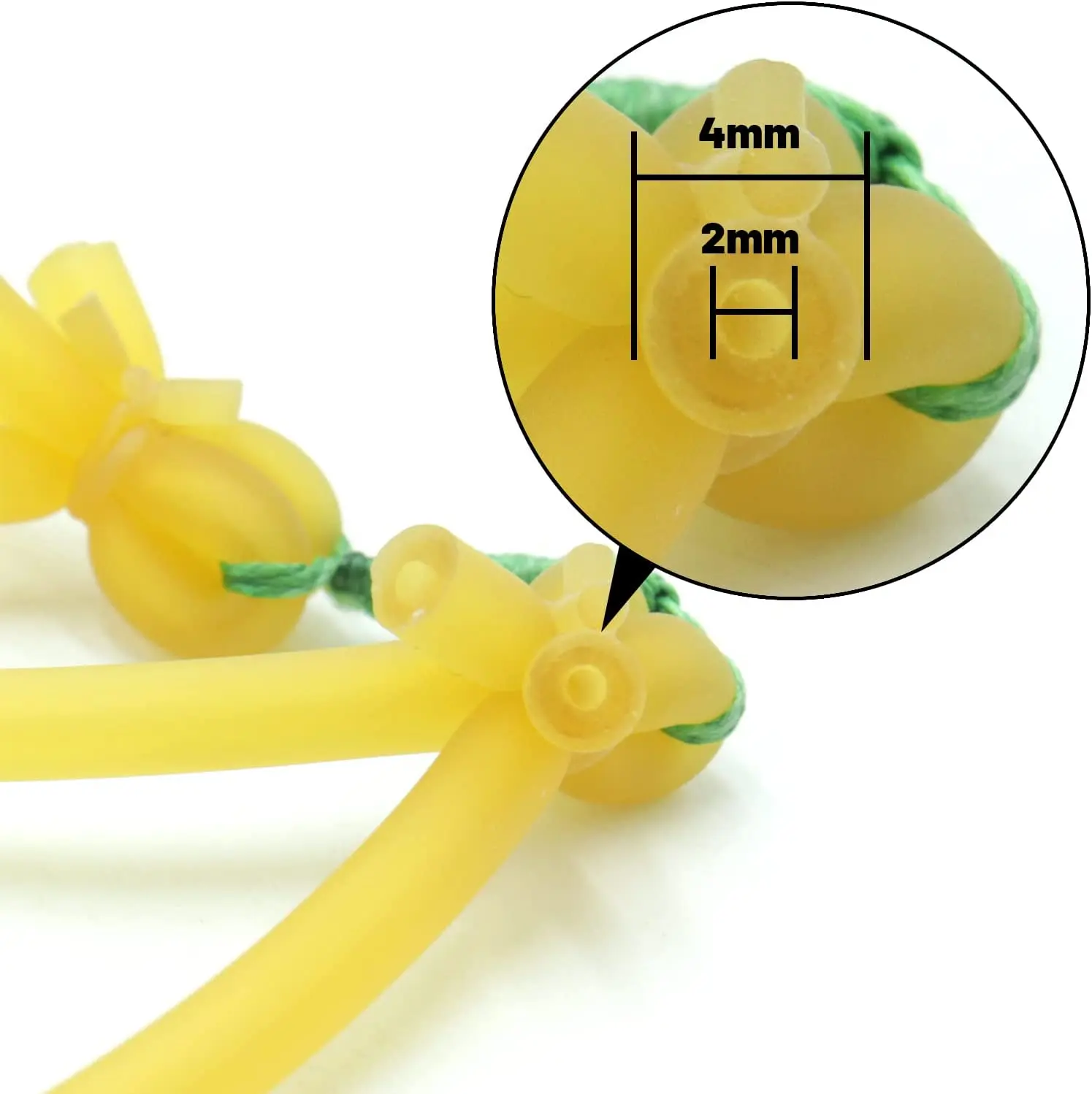 10pcs Slingshot  Replacement Bands 4mm Tube Rubber Band Powerful Slingshot Rubber Bands for Fishing Slingshot Bands Replacement