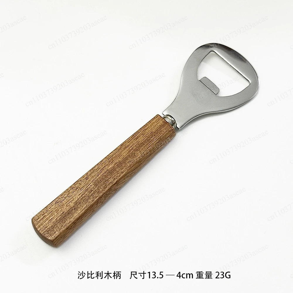 Wooden handle beer bottle opener beer opener restaurant restaurant soda bottle opener