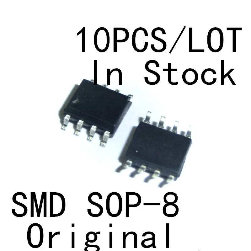 10PCS/LOT DS1302 DS1302Z DS1302ZN SMD SOP-8 real-time clock chip Original  New In Stock