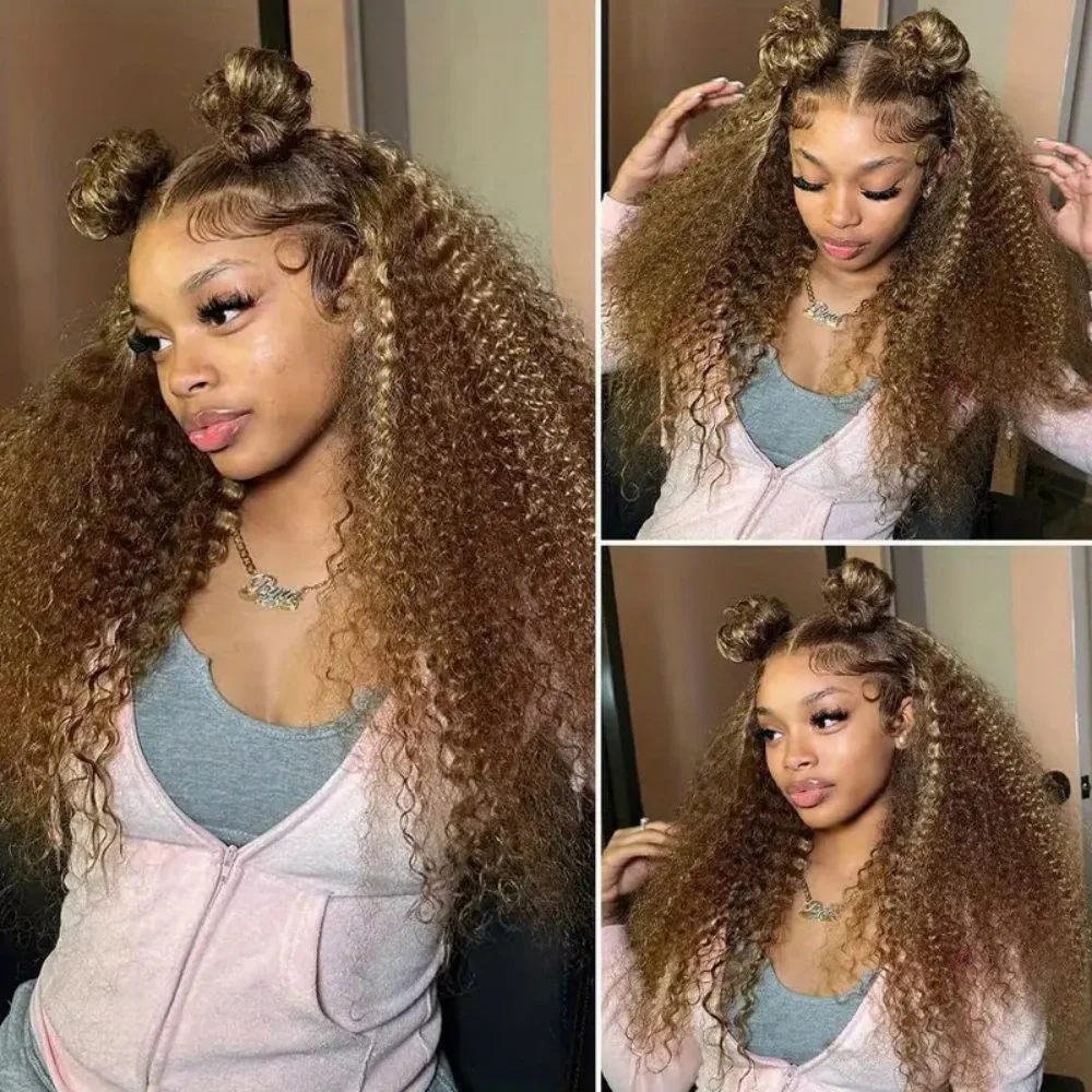 Парик женский с прозрачной кружевной передней частью, 200% плотности, 5 Х5