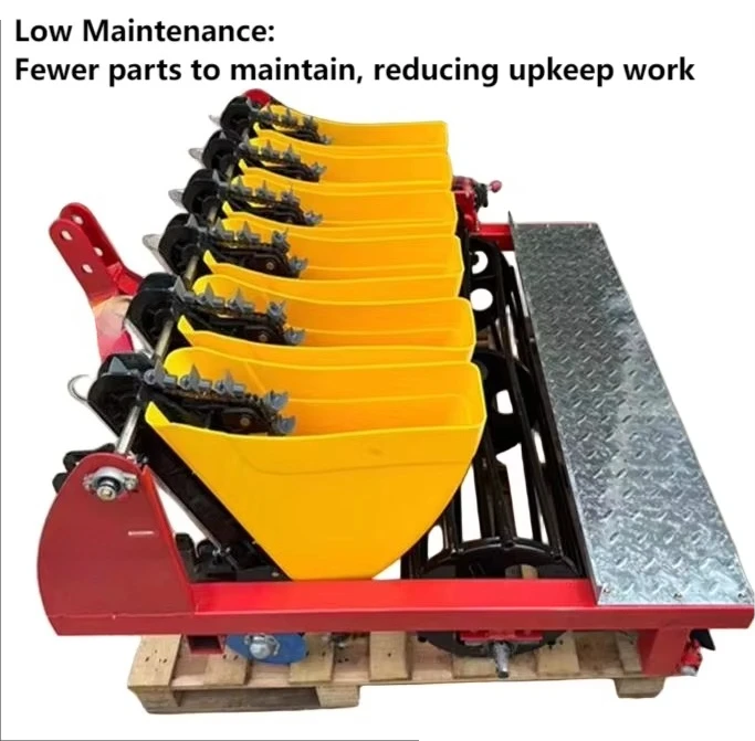 High Performance Manual Tractor-Mounted Garlic Sowing Seeder Machine Grain Drill Planter Farm New Condition Core Motor Component