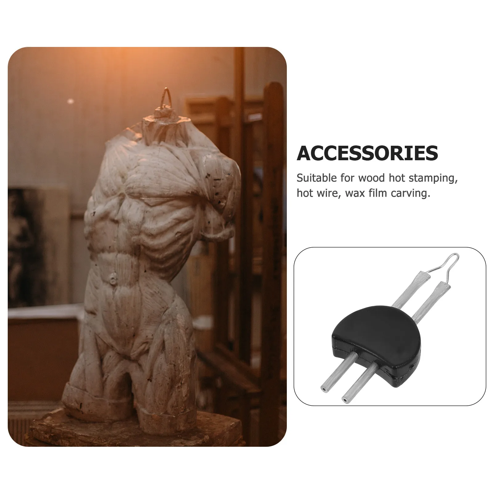 1 pz testa della penna per saldatura a cera strumento professionale per stampa a caldo punta di ricambio per riscaldamento rapido per manuale di gioielli con filo di cera in poliestere