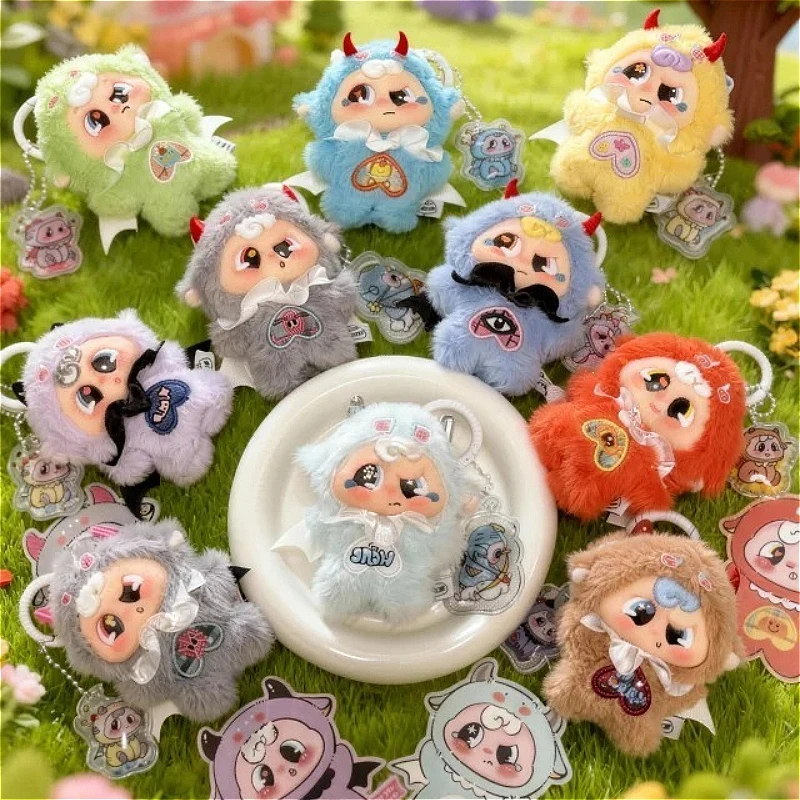 Mini caja ciega de la serie Demon Pippy, figuras de Anime Kawaii Demon, juguetes de peluche, muñecos colgantes, llavero de cara de vinilo, regalos de cumpleaños para niñas