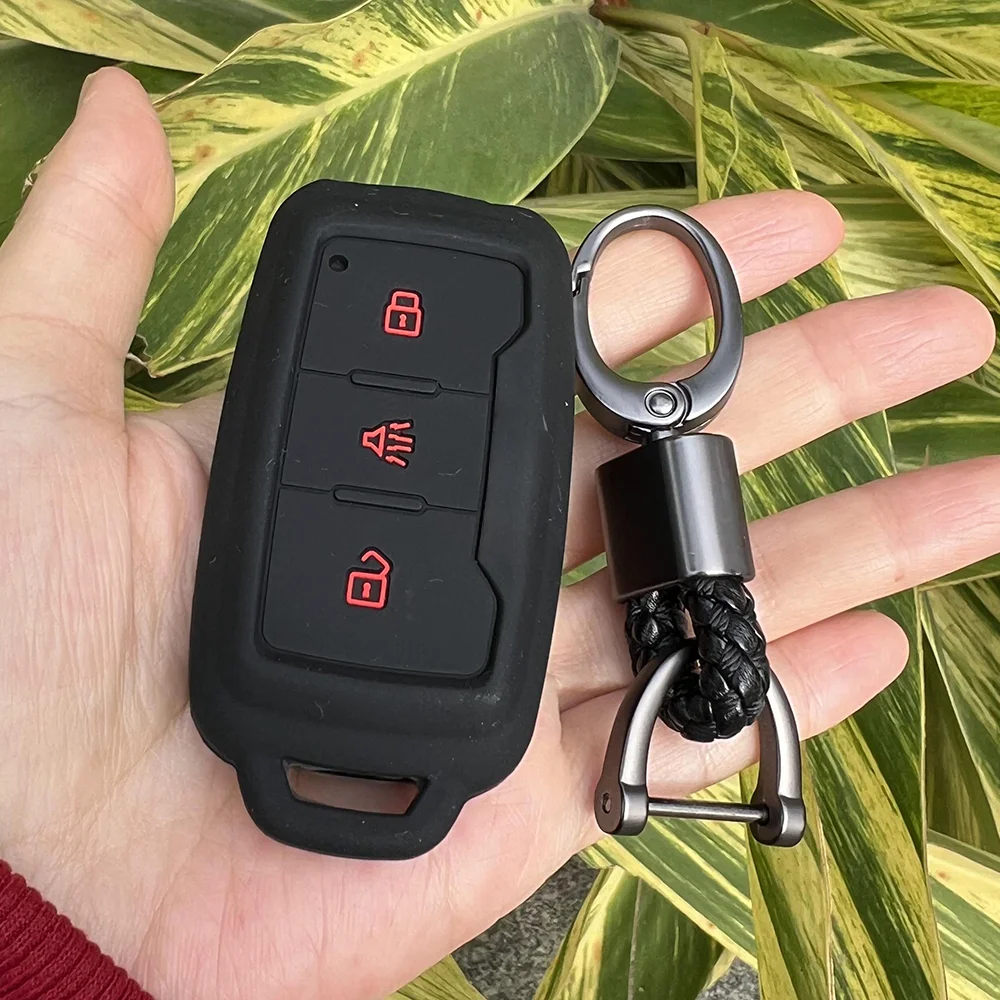 Silicone Key Protective Skin Set Case Cover for Chery Jetour X70 X90 X95 Plus 2020 2021 2022 Remote Holder Keychain Accessories