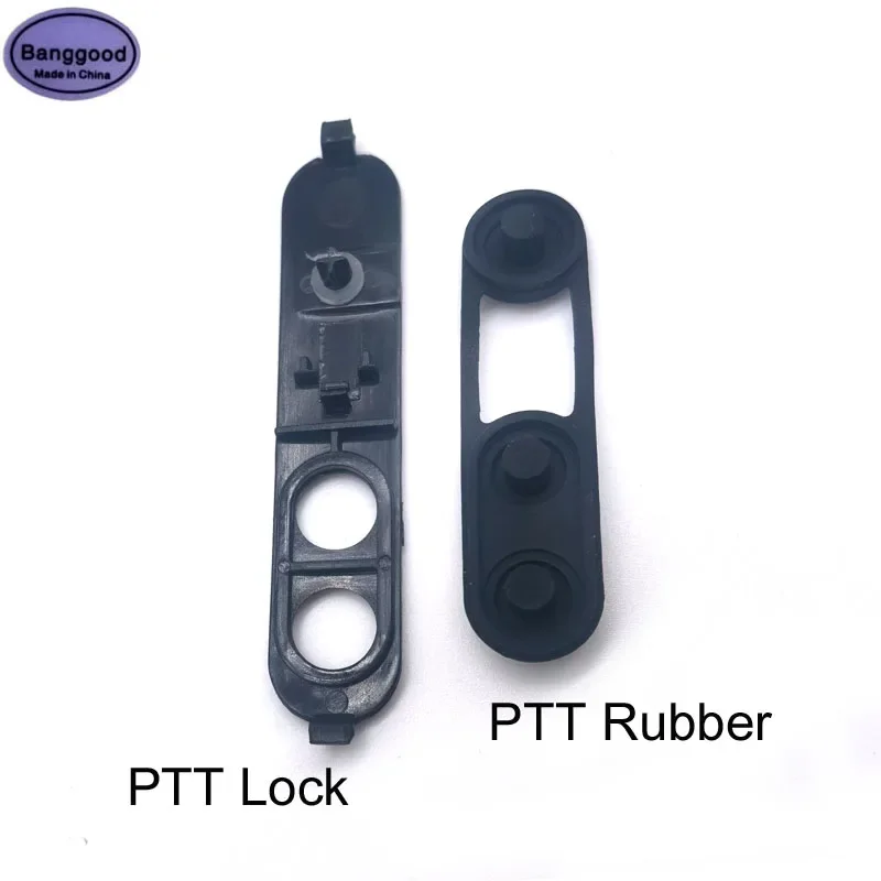 PTT Button Lock and PTT Rubber Key for Motorola XIR P3688 DEP450 DP1400 etc Radio Walkie Talkie Repair Kits