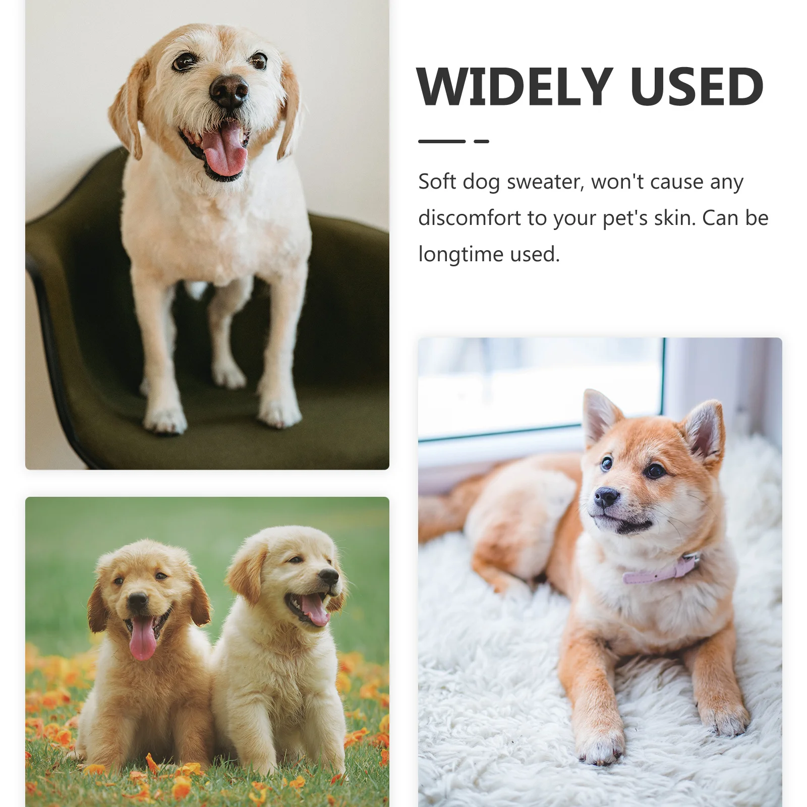 

Small Size Pet Warm Dog Sweater Soft Comfortable Winter Clothes Adorable Puppy Coat Breathable Durable Dog Clothes