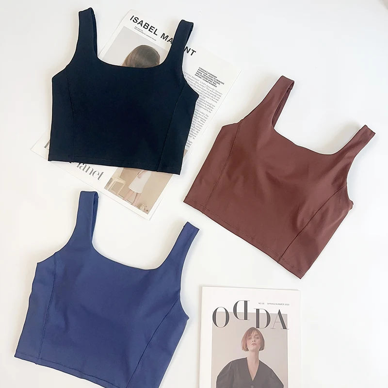 

Новый женский спортивный бюстгальтер с широкими бретелями, противоударный, удобный, дышащий, для езды на велосипеде, бега, фитнеса, отдыха на открытом воздухе, спортивный жилет