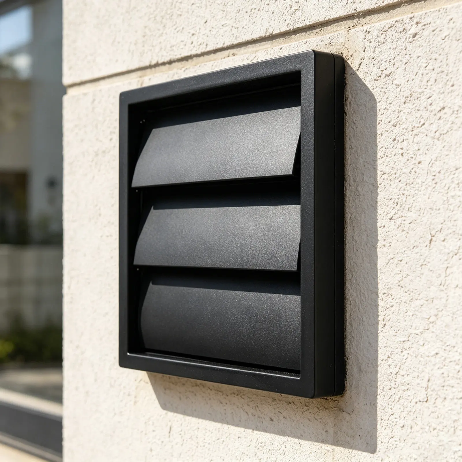 Louvered Grille Vent Cover ABS - Home Bathroom Vent Fans review and price