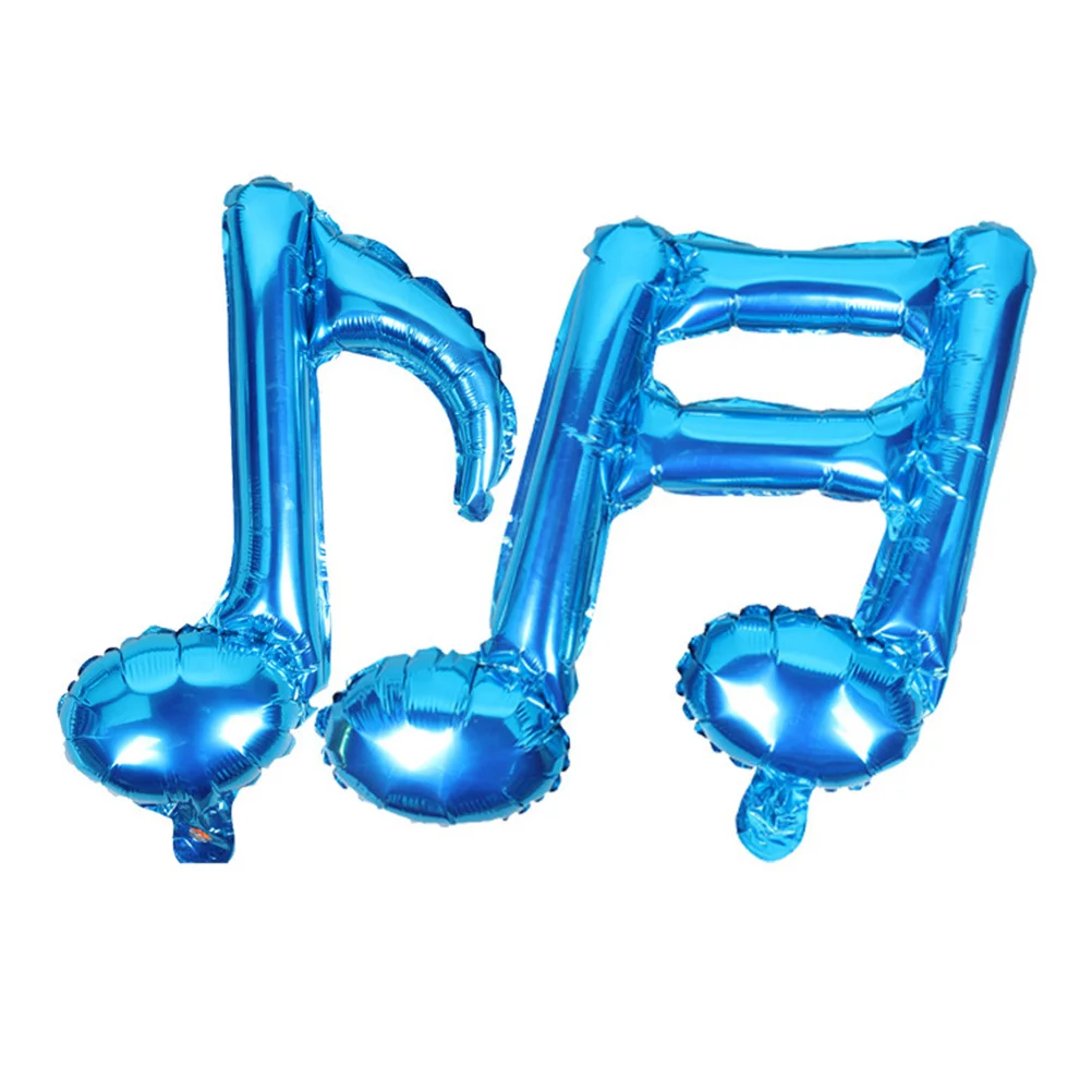 4pcs Musical Note Balloons Aluminium Foil Party Decoration For Birthday Wedding Christmas Shower Festival Celebration Decor